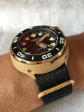 Regia Diver - Black dial (Gold) (free shipping)