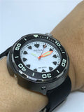 Regia Diver - NEW White Scuba Ghost RIDER dial (Silver) (free shipping)