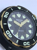 Custom made Regia Diver patina and aged dial - Black dial (free shipping) (1 piece only)