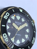 Custom made Regia Diver patina and aged dial - Black dial (free shipping) (1 piece only)