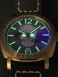 R105 / Custom build Regia Skull Dial (RSD) - Number dial (engraved bezel) (free shipping) (1 piece only)
