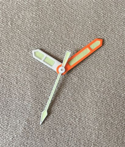 Upgrade to Straight laser cut 3 hands - Hr/Min/Sec (free shipping)