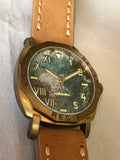 NEW ! R105 / Custom made patina dial - Cali dial (engrave bezel) (free shipping) (1 piece only)