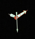 Upgrade to Vintage 8200 remake laser cut 3 hands - Hr/Min/Sec (free shipping)