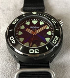 Regia Diver - NEW Blue sunburst dial (Silver) (free shipping)