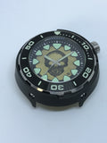 Timothy John custom painted dial (Regia Armour Fish Diver -silvertone) (free shipping) (1 piece only)