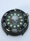 Timothy John custom painted dial (Regia Armour Fish Diver -silvertone) (free shipping) (1 piece only)