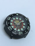 Timothy John custom painted dial (Regia Armour Fish Diver -silvertone) (free shipping) (1 piece only)