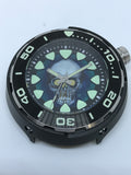 Timothy John custom painted dial (Regia Armour Fish Diver -silvertone) (free shipping) (1 piece only)