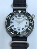 Regia Diver - NEW White Scuba Ghost dial (Silver) (free shipping)