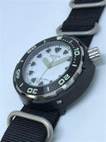 Regia Diver - NEW White Scuba Ghost dial (Silver) (free shipping)