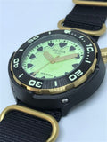 Regia Diver - NEW Green Scuba Ghost dial (Gold) (free shipping)