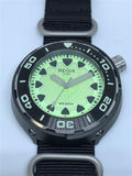 Regia Diver - NEW Green Scuba Ghost dial (Silver) (free shipping)