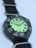 Regia Diver - NEW Green Scuba Ghost dial (Silver) (free shipping)