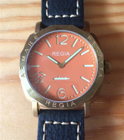 R105 /Eclipse Orange  - Number dial (engraved bezel) (free shipping)