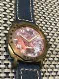 NEW ! R105 / Custom made patina dial - Cali dial (engrave bezel) (free shipping) (1 piece only)