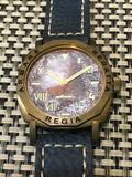 NEW ! R105 / Custom made patina dial - Cali dial (engrave bezel) (free shipping) (1 piece only)